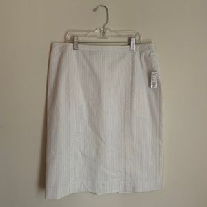 NWT! ANTONIO MELANI Striped Midi Skirt